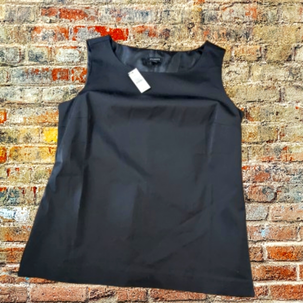 NEW Talbots Black Sleeveless Fitted Dress Shell Size 6 MSRP $90 tag